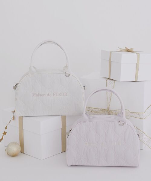 Maison de FLEUR（メゾンドフルール） ハンドバッグ リボン