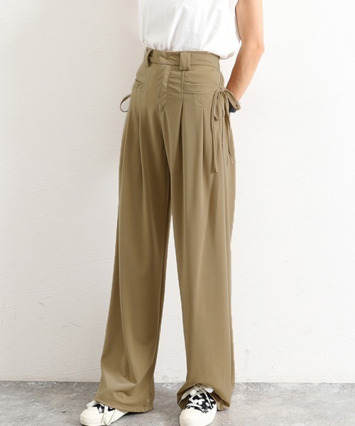 「Miniministore」 スラックス S ダークグレー レディース_画像7