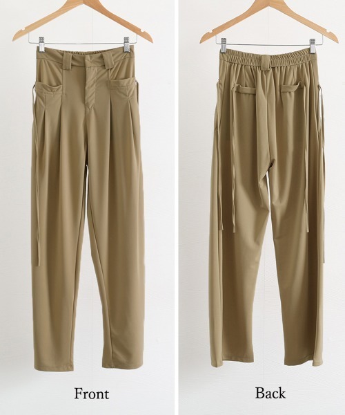 「Miniministore」 スラックス S ダークグレー レディース_画像9