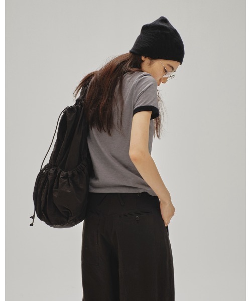 「TODAYFUL」 半袖Tシャツ FREE グレー レディース_画像4