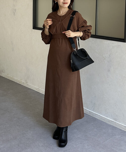 「Thevon」 2WAYバッグ FREE グレイッシュベージュ レディース_画像4