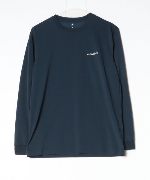 mont-bell（モンベル） ワンポイント長袖Tシャツ M ネイビー メンズ