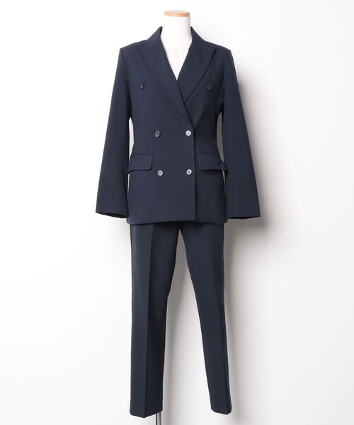SMILE ORCHID（スマイルオーキッド） パンツスーツ S ネイビー