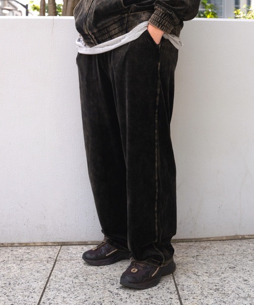 BEAVER（ビーバー） パンツ B omnivore/ビーオムニボー velours pant