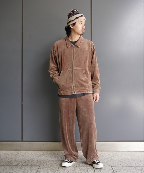 BEAVER（ビーバー） パンツ B omnivore/ビーオムニボー velours pant