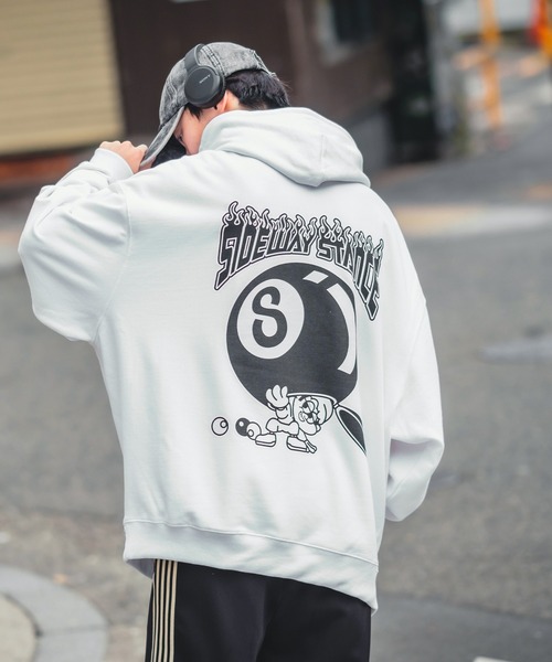 En serio TOKYO パーカー 「SIDEWAYSTANCE」Sボール裏毛プルパーカー