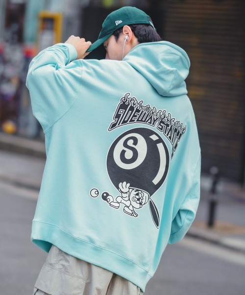 En serio TOKYO パーカー 「SIDEWAYSTANCE」Sボール裏毛プルパーカー