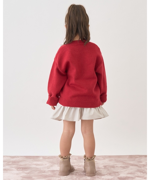 ニット セーター 「Lycee mine バレエシリーズ」ハートセーター「子供
