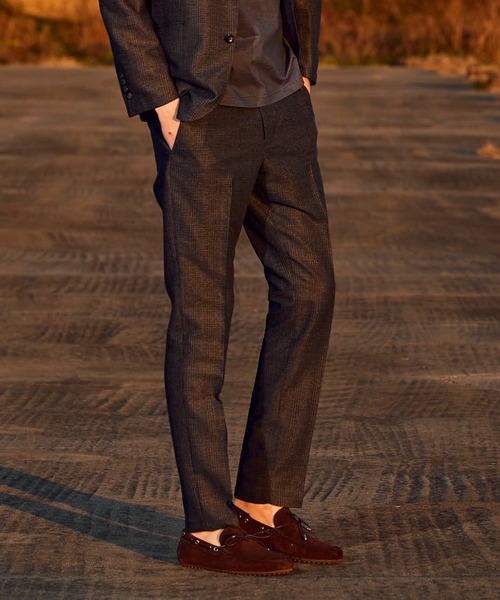 MEN'S BIGI（メンズビギ） デッキシューズ レザードライビングシューズ