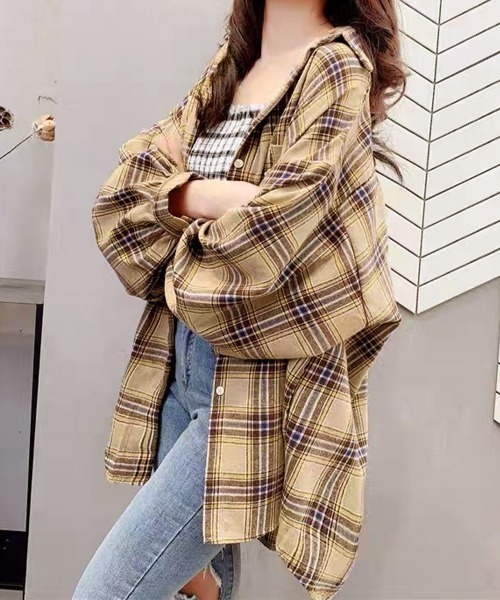 「Miniministore」 長袖シャツ FREE グリーン レディース_画像7