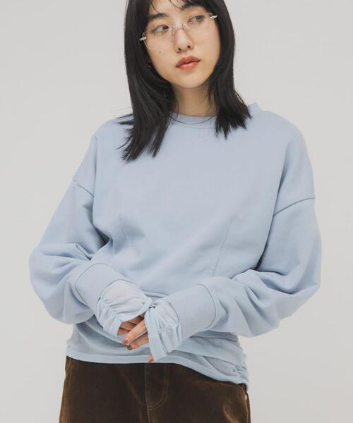 KBF スウェット KBF｜ルーズスタッズスウェット | Rakuten Fashion(楽天ファッション