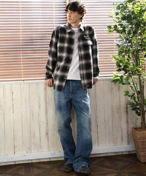 チェックオーバーシャツ Dickies（ディッキーズ） シャツ 「GENUINE DICKIES/ジェニュイン