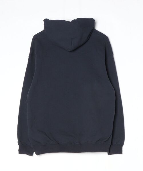 「SUNNY SPORTS」 ワンポイントプルオーバーパーカー M ネイビー レディース_画像2