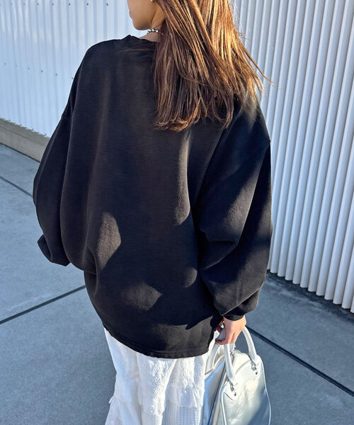 「RePRODUCTION LABEL」 長袖カットソー FREE ライム レディース_画像5