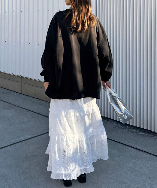 「RePRODUCTION LABEL」 長袖カットソー FREE ライム レディース_画像8