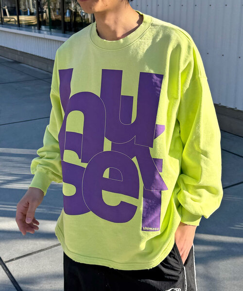 「RePRODUCTION LABEL」 長袖カットソー FREE ライム レディース_画像9