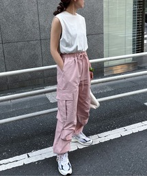 「feepur」 カーゴパンツ MEDIUM ピンク レディースの画像5