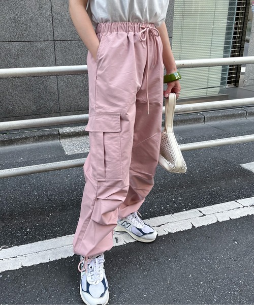 「feepur」 カーゴパンツ MEDIUM ピンク レディース_画像6