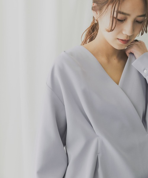 「KBF+」 長袖ブラウス ONE ブラック レディース_画像5