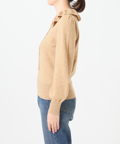 「SLOBE IENA」 長袖ニット FREE ブラック レディースの画像7