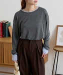 tシャツ 「anyway.シリーズ」レイヤード...の詳細画像5