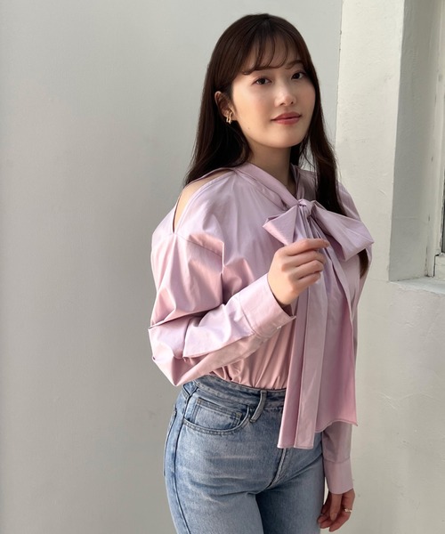Her lip to 長袖ブラウス S ピンク レディース : ZOZOTOWN Yahoo!店 