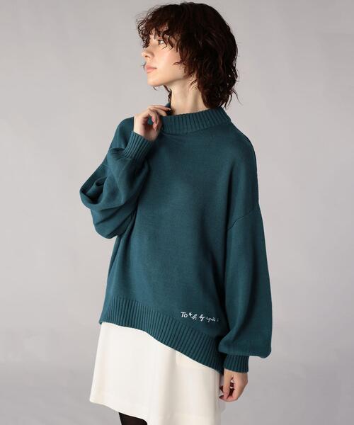 「To b. by agnes b.」 長袖ニット FREE ネイビー レディース_画像6