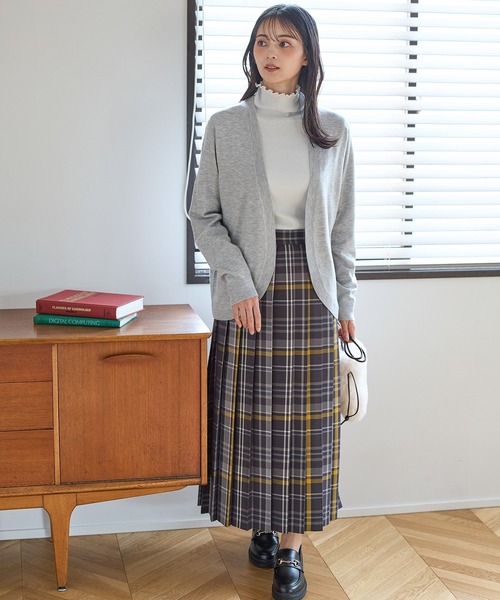 「Honeys」 ニットカーディガン L モカ レディース_画像8