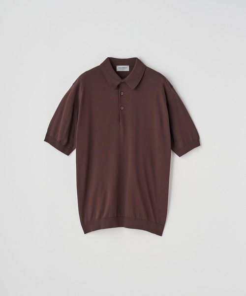 【新品未使用】JOHN SMEDLEY 半袖コットンニットポロシャツ JOHN SMEDLEY（ジョンスメドレー） ポロシャツ 半袖コットンニット