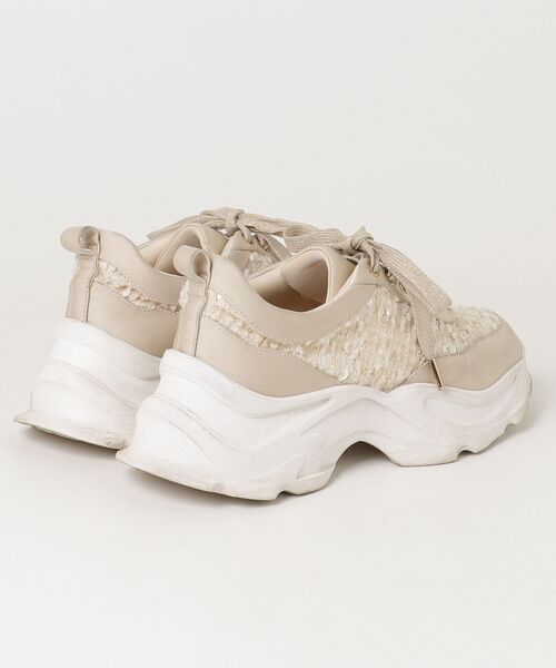 「RANDA」 ローカットスニーカー S ベージュ レディース_画像2