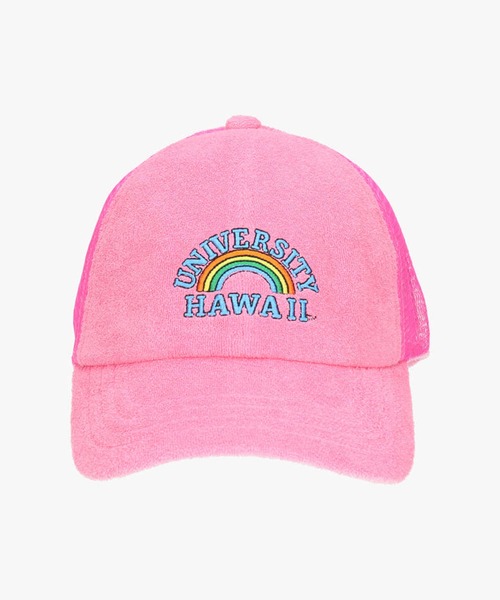 カラー帽子 メッシュ素材 ピンク ムラサキスポーツ（MURASAKI SPORTS） メッシュキャップ キャップ 帽子