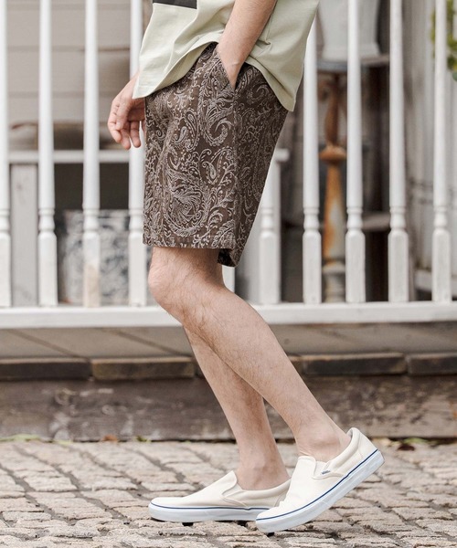 CAMBIO（カンビオ） パンツ mp14678-Paisley Denim Short Pants