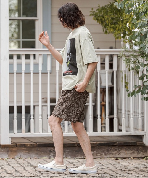 CAMBIO（カンビオ） パンツ mp14678-Paisley Denim Short Pants