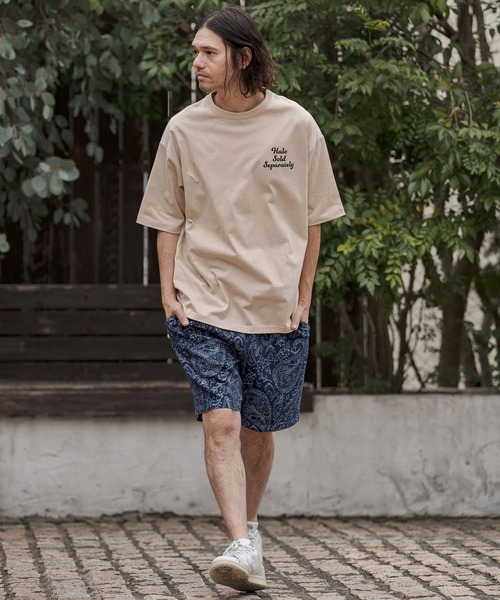 CAMBIO（カンビオ） パンツ mp14678-Paisley Denim Short Pants