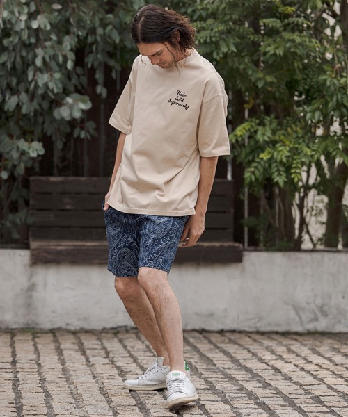 パンツ mp14678-Paisley Denim Short Pants ショートパンツ(CAM26SS