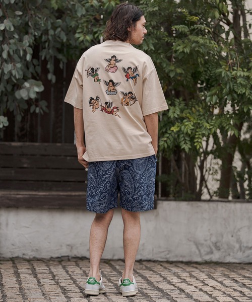 CAMBIO（カンビオ） パンツ mp14678-Paisley Denim Short Pants