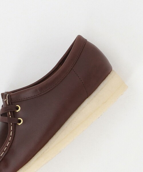 【極美品】clarks ワラビーブーツ レザー 本革 ナタリー 厚底 26 Clarks（クラークス） デッキシューズ CLARKS NATALIE MENS LADIES