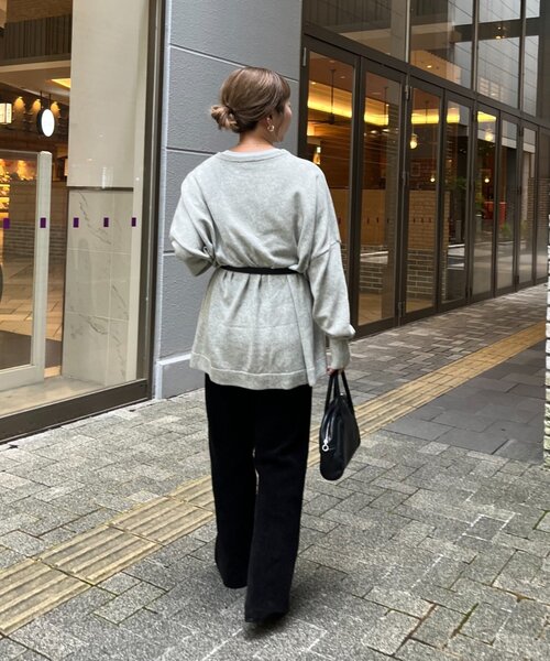 「CIAOPANIC TYPY」 7分袖ニット ONE SIZE グレー レディース_画像7