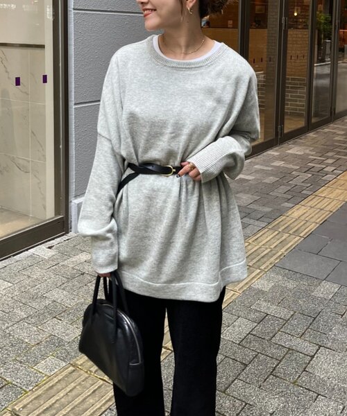 「CIAOPANIC TYPY」 7分袖ニット ONE SIZE グレー レディース_画像8