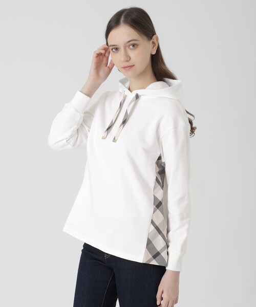 極美品　オンラインストア限定　ブルーレーベル クレストブリッジ 裏毛パーカー BLUE LABEL CRESTBRIDGE（ブルーレーベルクレストブリッジ） パーカー