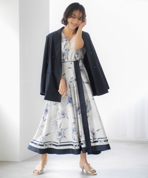 NOELA（ノエラ） ワンピース 「新色」スカーフプリントワンピース