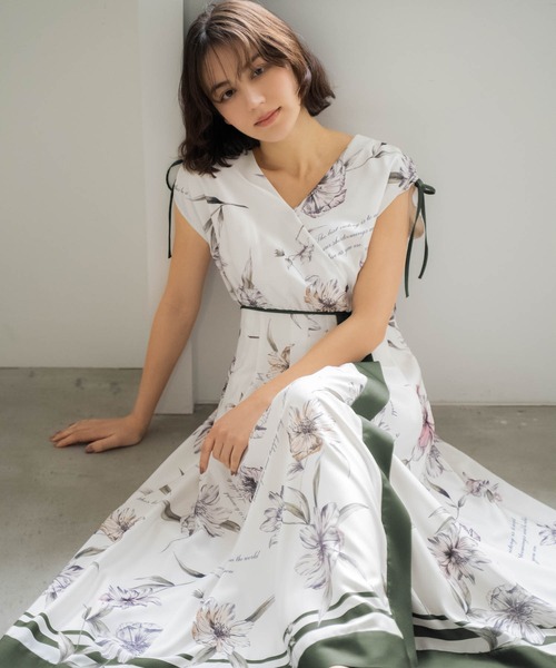 NOELA（ノエラ） ワンピース 「新色」スカーフプリントワンピース