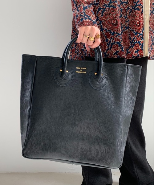 「YOUNG\u0026OLSEN The DRYGOODS STORE」 ハンドバッグ ONE SIZE ブラック レディースの画像