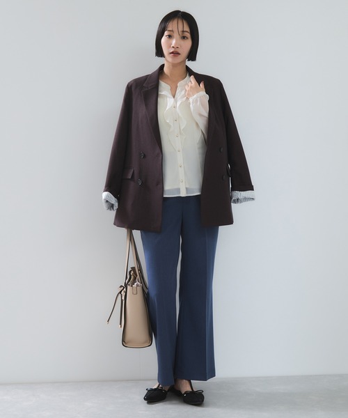 「VIS」 スラックス SS ブラック レディース_画像6