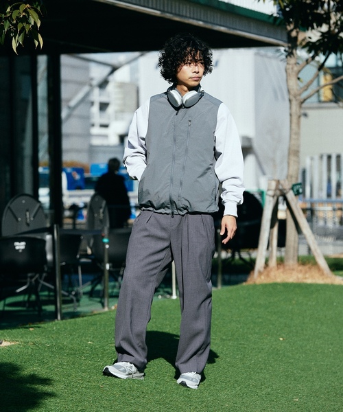 「Snow Peak」 ベスト「JOURNAL STANDARD relumeコラボ」 LARGE ブラック メンズの画像