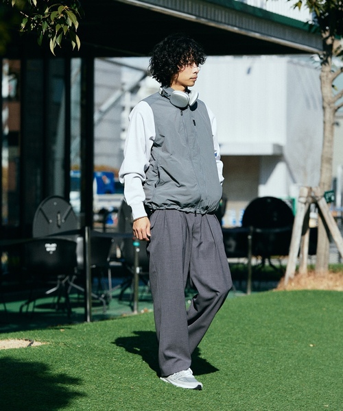 「Snow Peak」 ベスト「JOURNAL STANDARD relumeコラボ」 LARGE ブラック メンズの画像