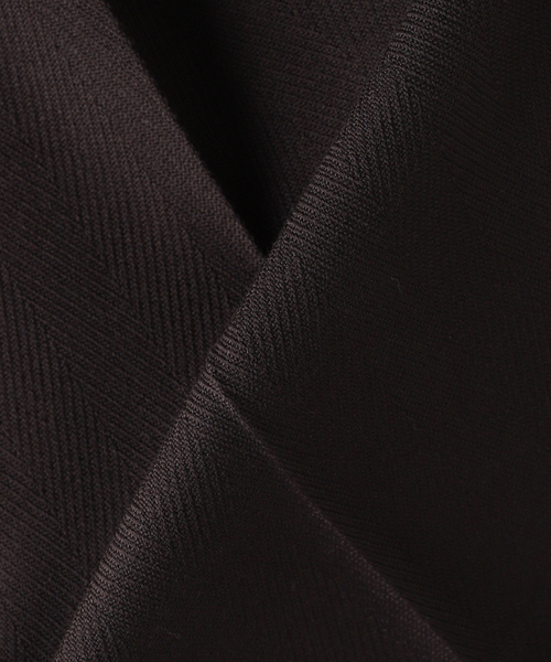 スラックス HUSBANDS（ハズバンズ）WIDE PLEATED TROUSERS IN 4-PLY メンズ レディースの画像