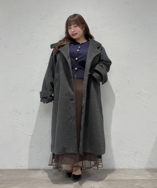 「Louiosy」 フレアスカート X-LARGE ブラック レディース_画像2