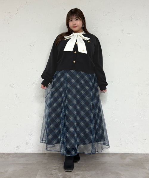 「Louiosy」 フレアスカート X-LARGE ブラック レディース_画像3
