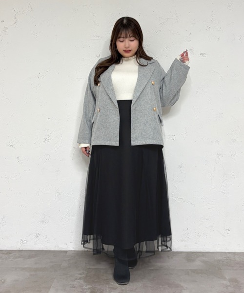 「Louiosy」 フレアスカート X-LARGE ブラック レディース_画像5